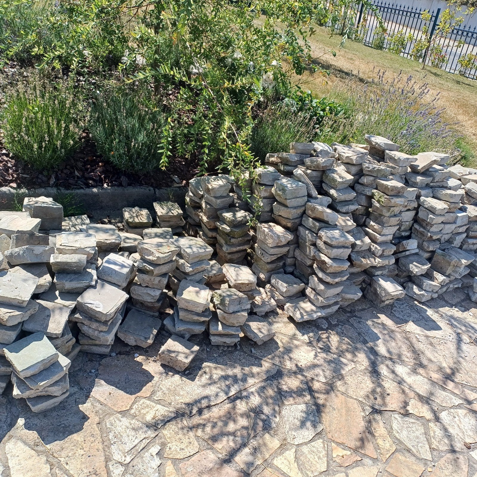 natuurstenen, Tuin en Terras, Gebruikt