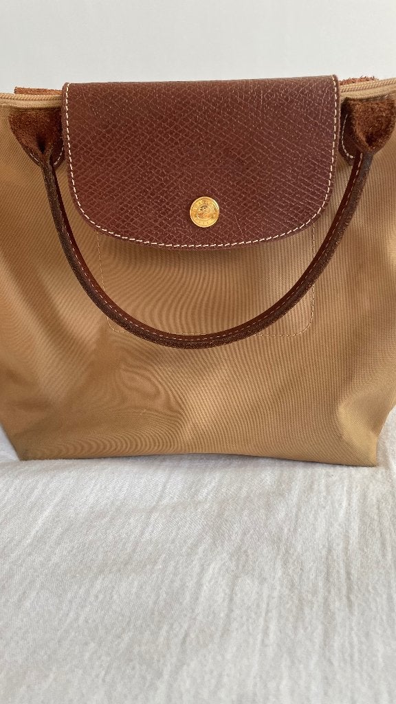Longchamps handtas beige, Handtassen en Accessoires, Ophalen of Verzenden, Beige, Handtas