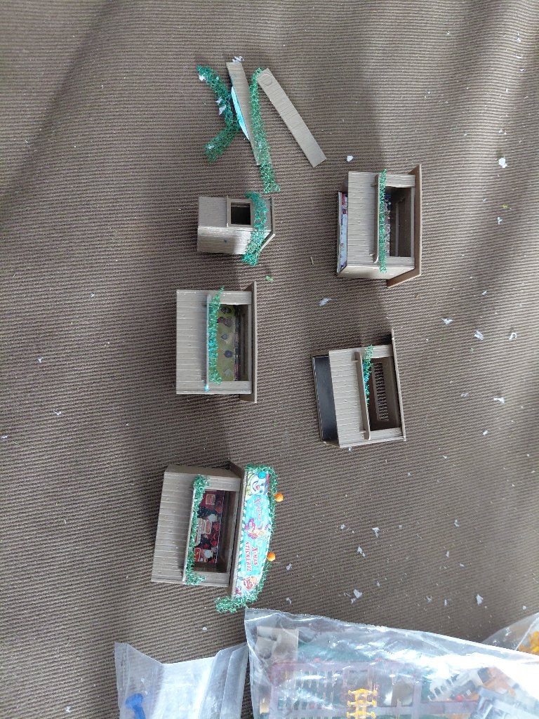 HO 1:87 marche de noel avec accessoires, Ophalen, Gebruikt, Overige typen