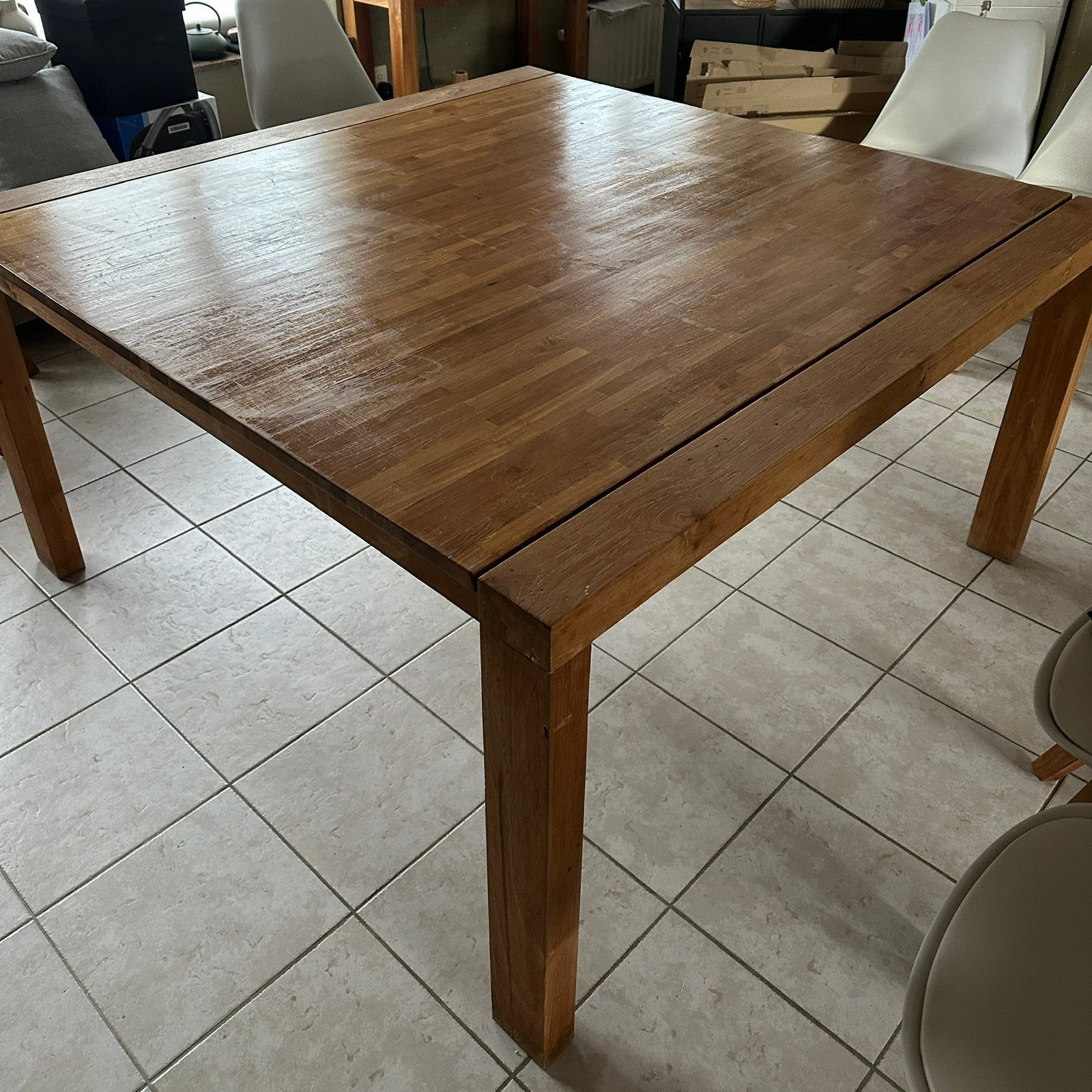 Teak (indische) grote Tafel, Ophalen, Gebruikt, Alle tijden, Vijf personen of meer
