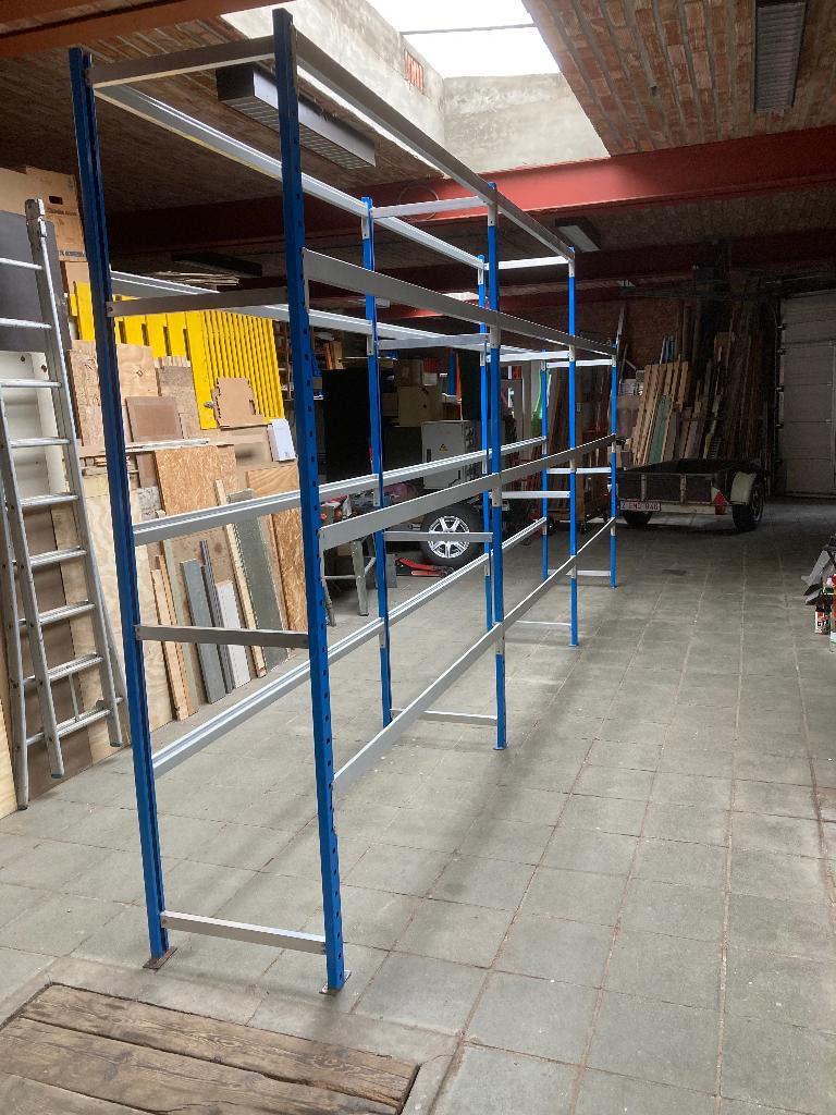 legbordenstelling 5,75 m lang, Ophalen