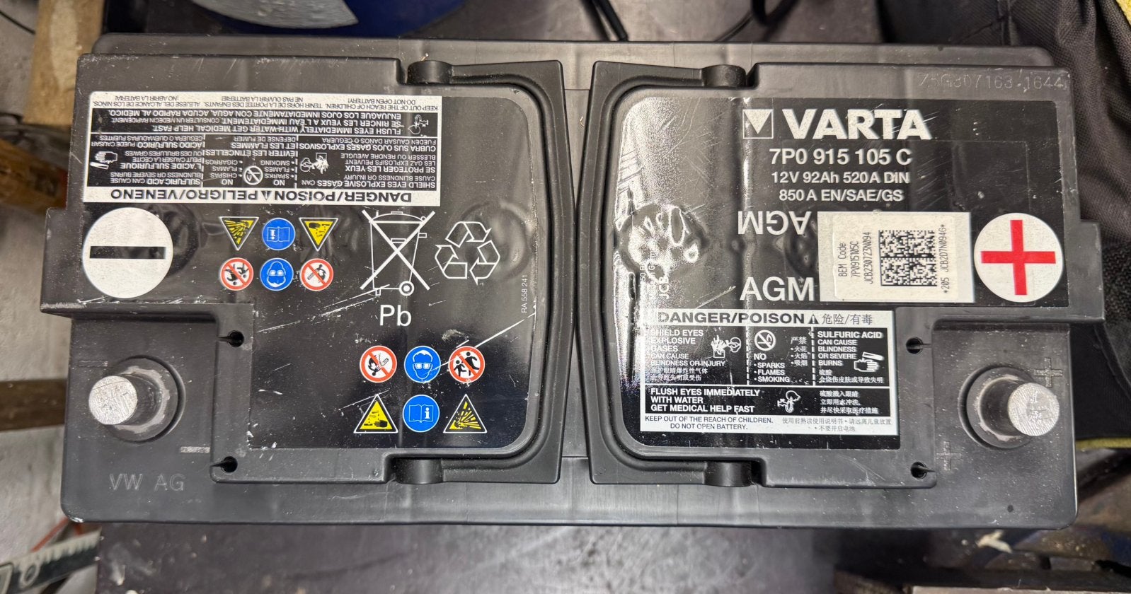 Batterie de voiture Varta, Autos : Pièces & Accessoires, Enlèvement