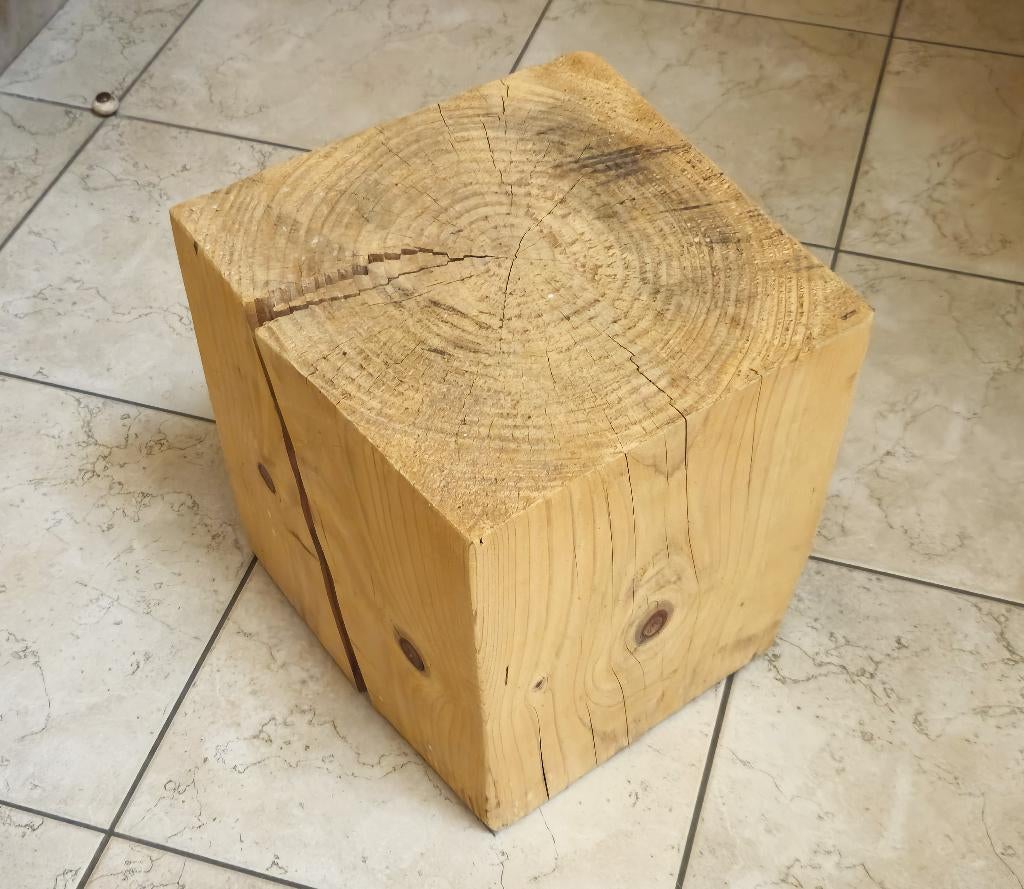 Massief houten blok, Ophalen, Hout, Gebruikt, Landelijk