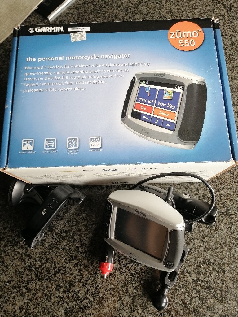 GPS Garmin ZUMO 550, Motoren, Ophalen of Verzenden, Gebruikt