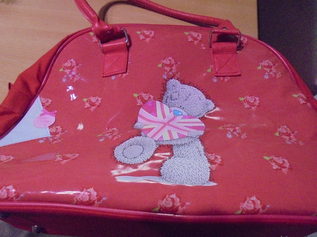 Tatty Teddy rode tas, Enlèvement ou Envoi, Comme neuf