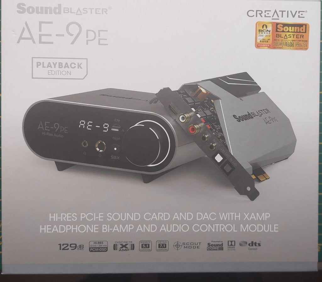 Creative Labs Sound Blaster PE AE-9 Intern 7.1 kanalen PCI-E, Computers en Software, Geluidskaarten, Ophalen of Verzenden, Nieuw