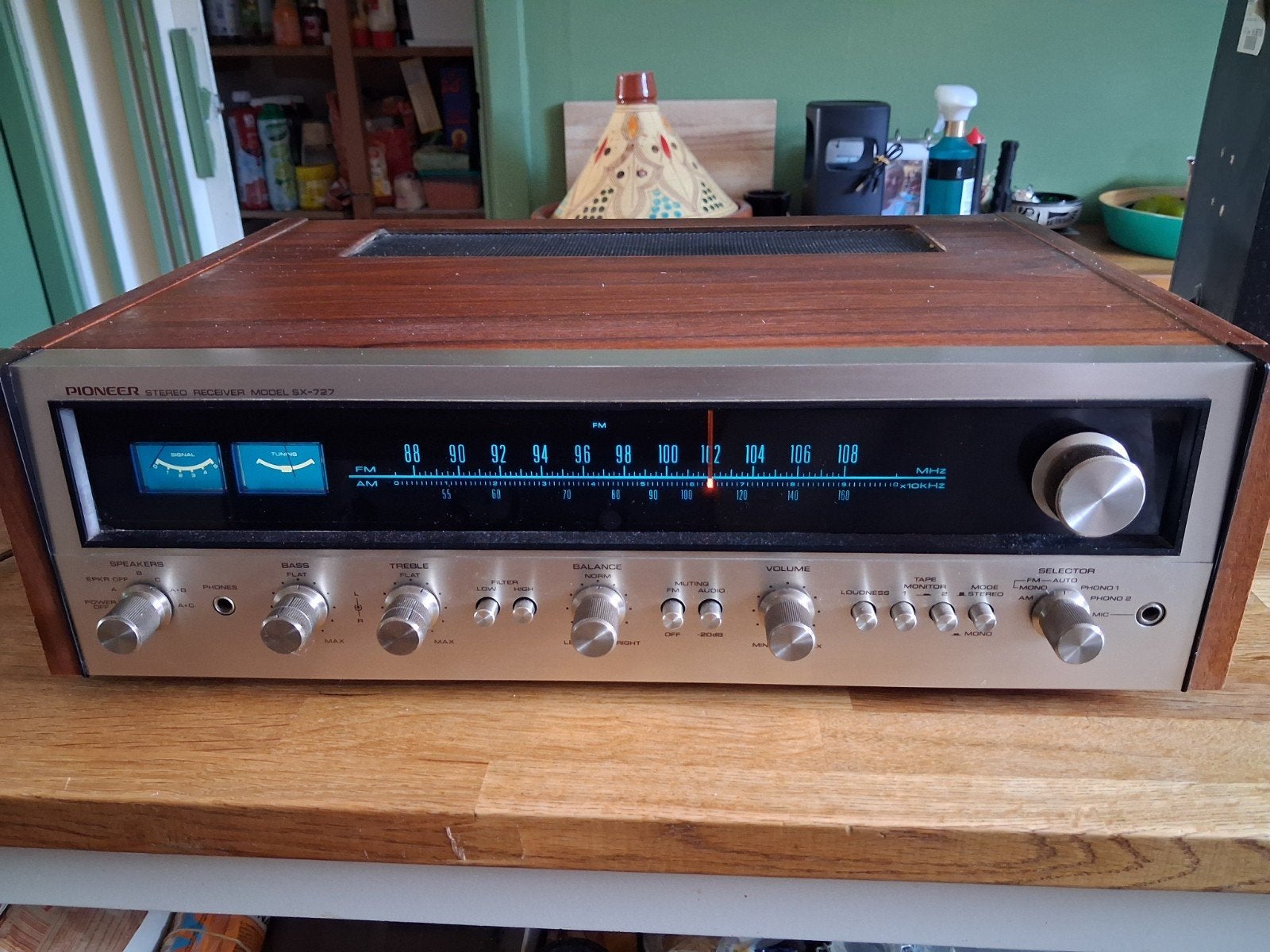 Pioneer SX 727, TV, Hi-fi & Vidéo, Amplificateurs & Ampli-syntoniseurs, 60 à 120 watts, Enlèvement, Stéréo, Pioneer