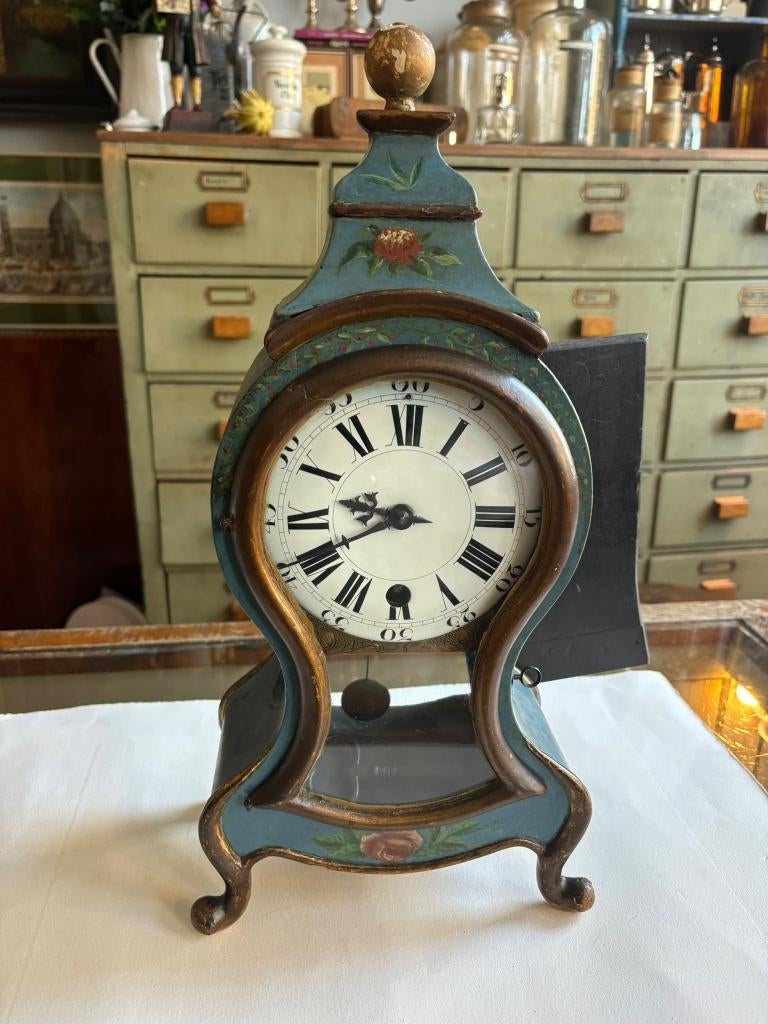 Antieke Franse tafelklok – S. Martens Dijon (ca. 1860–1880), Antiek en Kunst, Ophalen of Verzenden