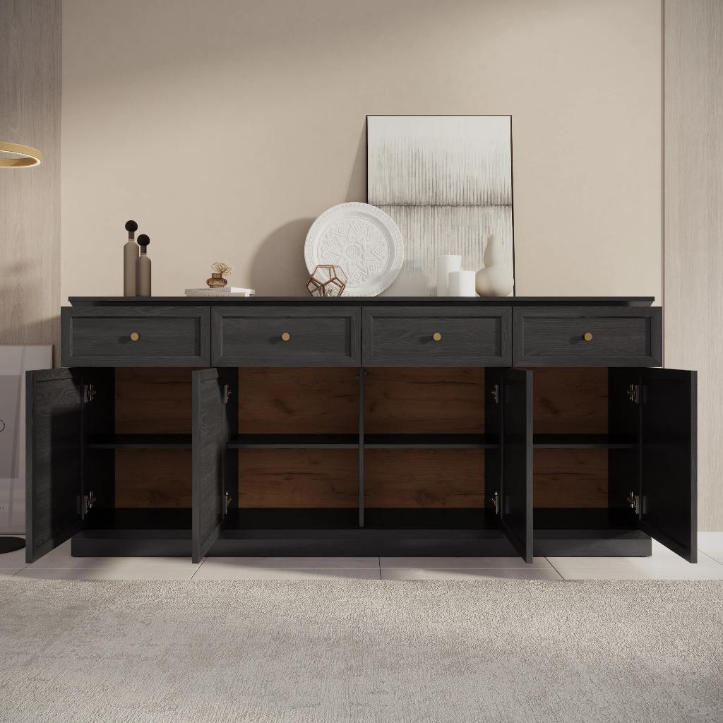 Gratis - Commode Kast Nieuw, Neuf, Autres essences de bois, Avec tablette(s), Moins de 100 cm