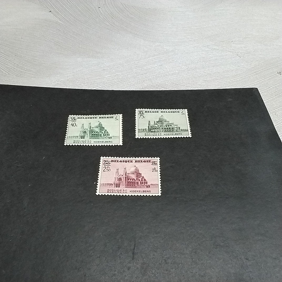 Charnière BELGIUM 481/483 avec coteau 8,00€, Enlèvement ou Envoi