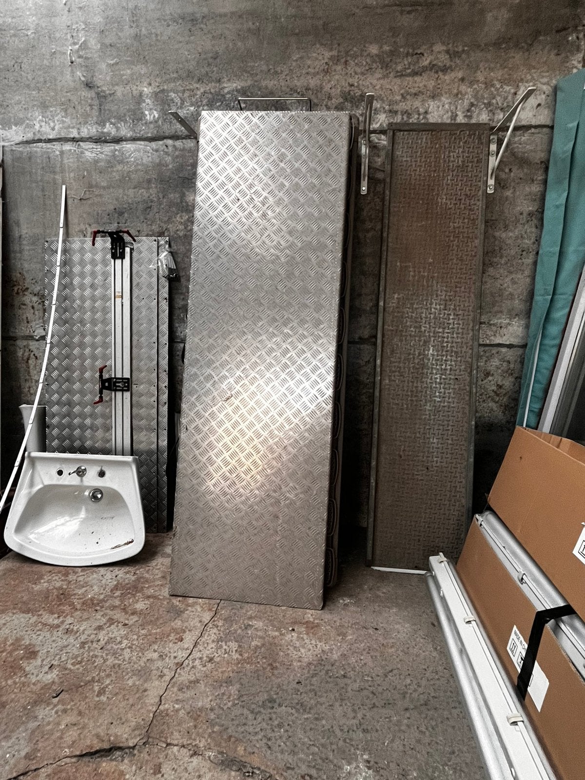 Galvanizee oprijplaat in traanplaat, Doe-het-zelf en Bouw, Ophalen, Nieuw