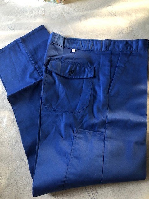 nieuwe werkboek maat 52, Enlèvement ou Envoi, Neuf, Taille 52/54 (L), Bleu