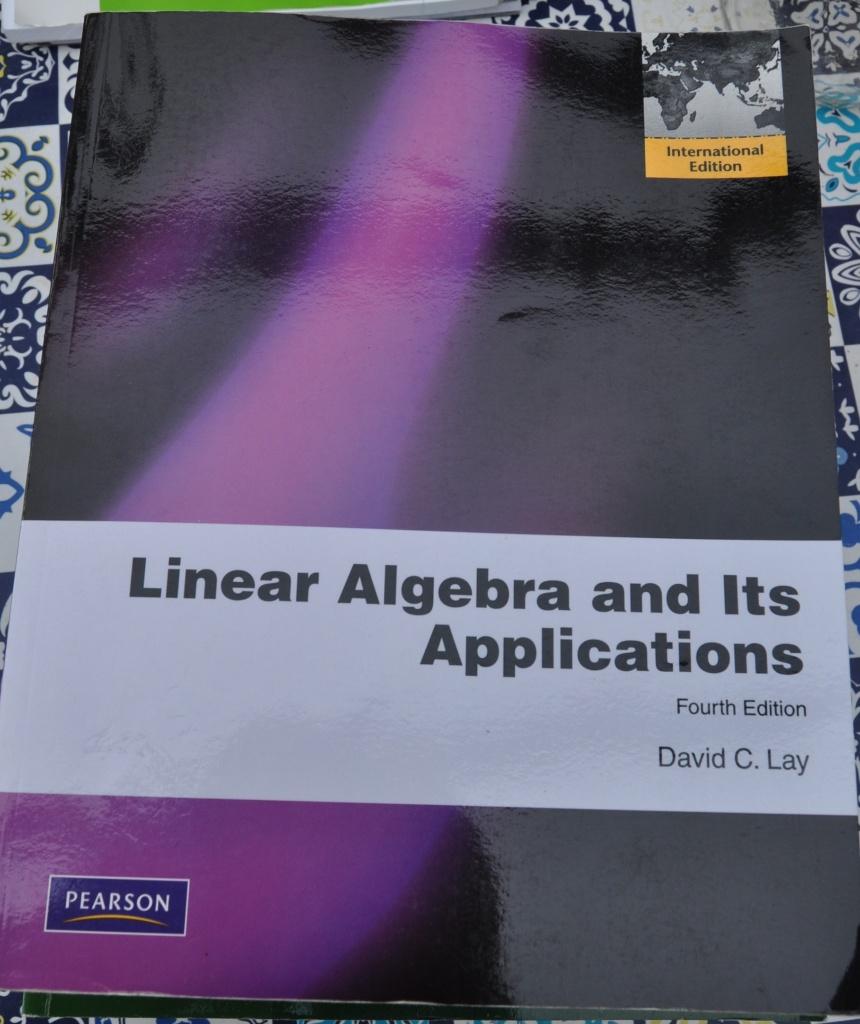 Algebra boek: Linear algebra and its applications 4th edit., Ophalen, Zo goed als nieuw