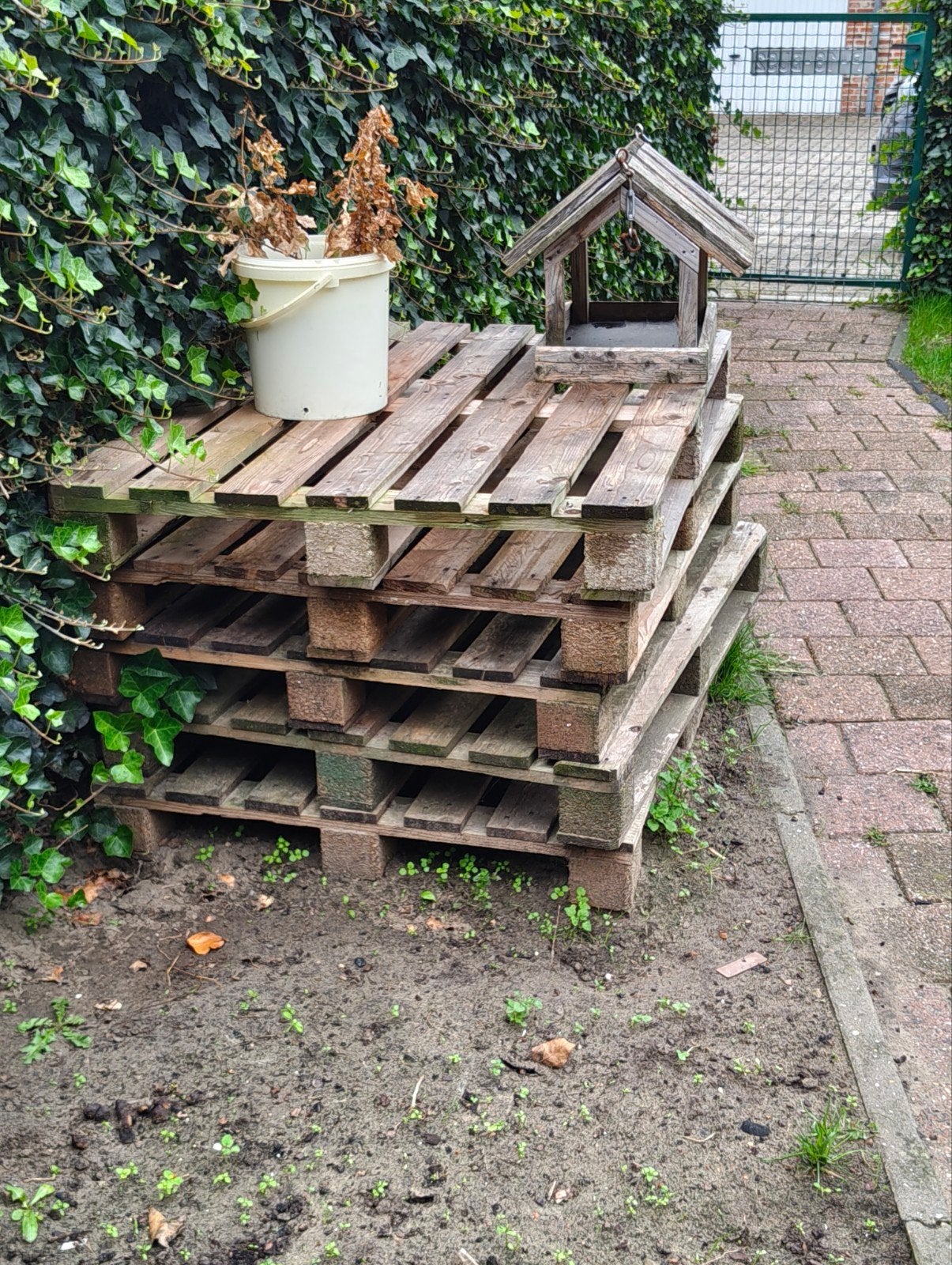 5 pallets 90x120, Bricolage & Construction, Bois & Planches, Enlèvement