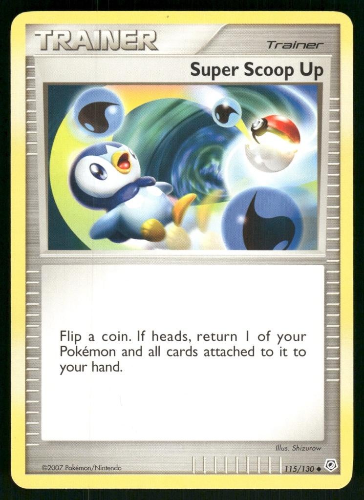 Super Scoop Up 115/130 - Diamond &amp; Pearl (NM), Hobby en Vrije tijd, Verzamelkaartspellen | Pokémon, Gebruikt, Verzenden