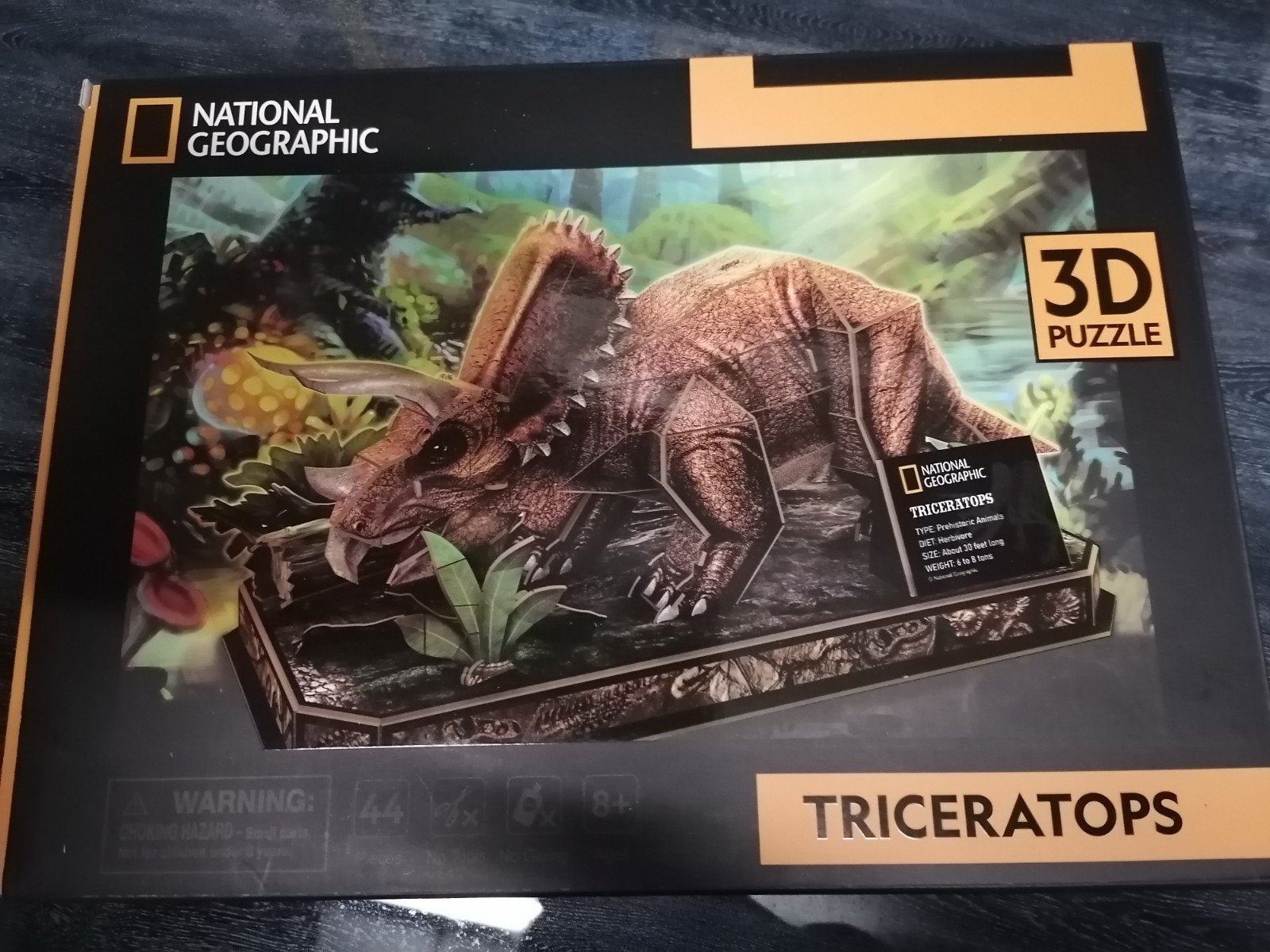triceratops 3D puzzel, Hobby & Loisirs créatifs, Enlèvement, Neuf, Rubik's Cube ou Puzzle 3D