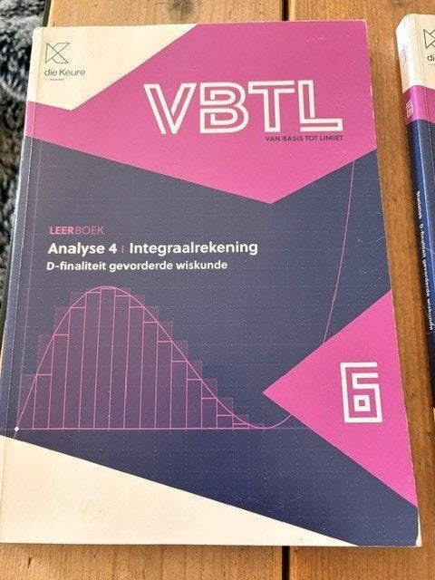 VBTL Analyse 4 Integraalrekening, ASO, Wiskunde A, Die keure, Ophalen