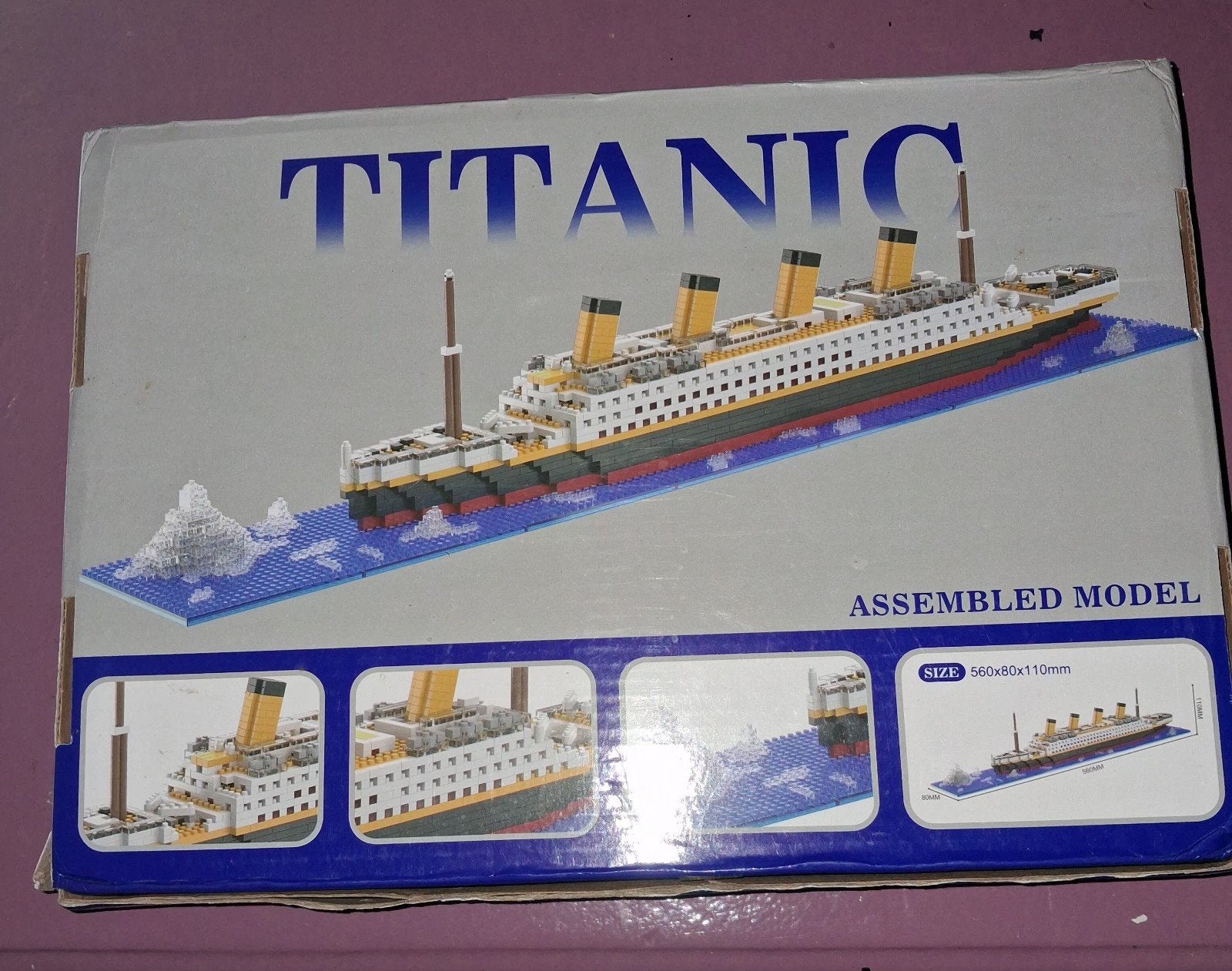 mini titanic en briques style Lego., Ophalen of Verzenden, Nieuw