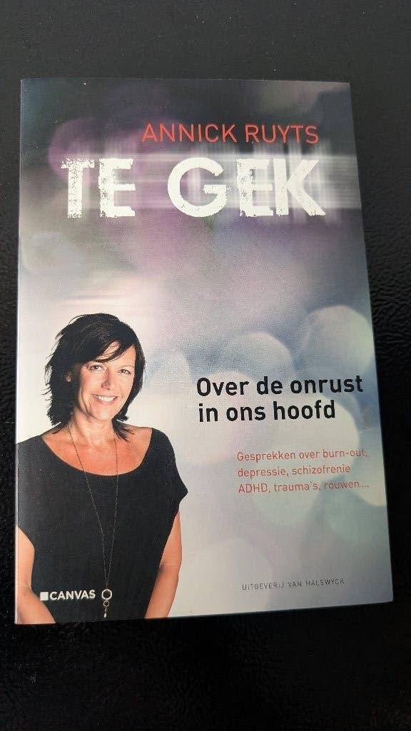 Te Gek – Over de onrust in ons hoofd | Annick Ruyts, Livres, Psychologie, Utilisé, Psychologie sociale, Enlèvement ou Envoi
