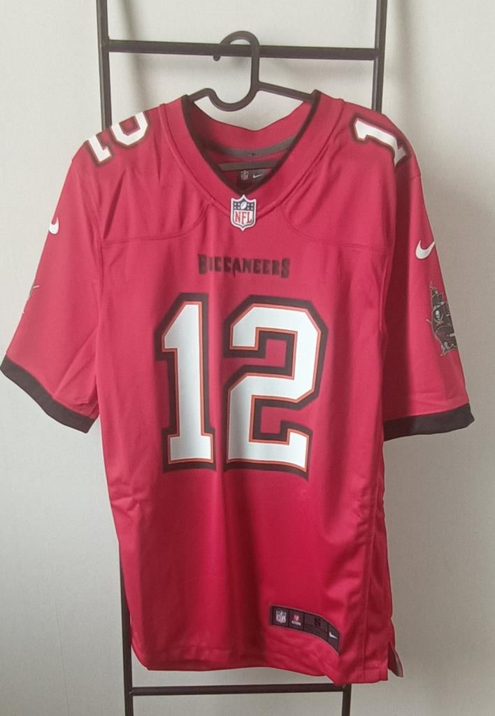 NFL shirt - Tom Brady, Tampa Bay Buccaneers, nr. 12, Maat S, Ophalen of Verzenden, Shirt