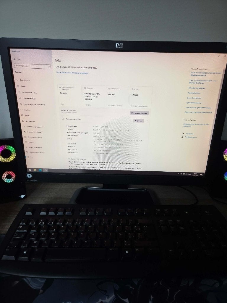 HP Compaq Pro 6300 SFF + scherm + toetsenbord – €100, Ophalen, Hp, Gebruikt, HDD