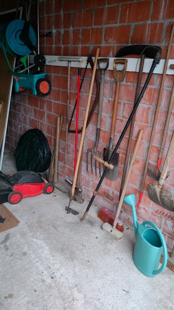 tuingereedschap, Cirkelmaaier, Gebruikt, Elektrische grasmaaier, Opvangbak