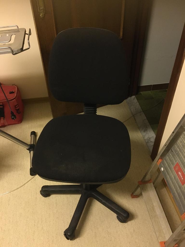 Bureaustoel, Huis en Inrichting, Ophalen, Gebruikt, Zwart, Bureaustoel