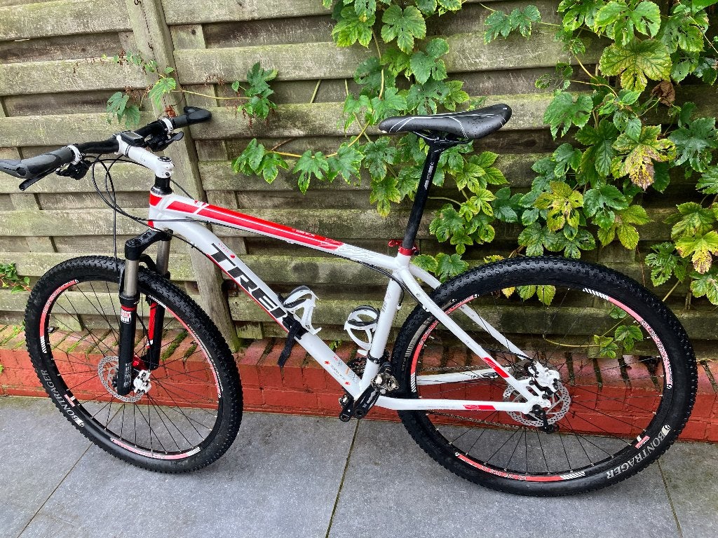 MTB Trek heren, Fietsen en Brommers, Versnellingen, 49 tot 53 cm, Zo goed als nieuw, Schijfrem