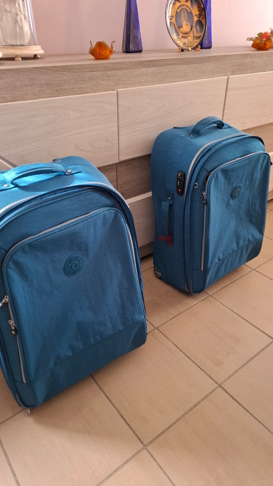reiskoffers kipling, Overige materialen, Zo goed als nieuw, Wieltjes, Ophalen