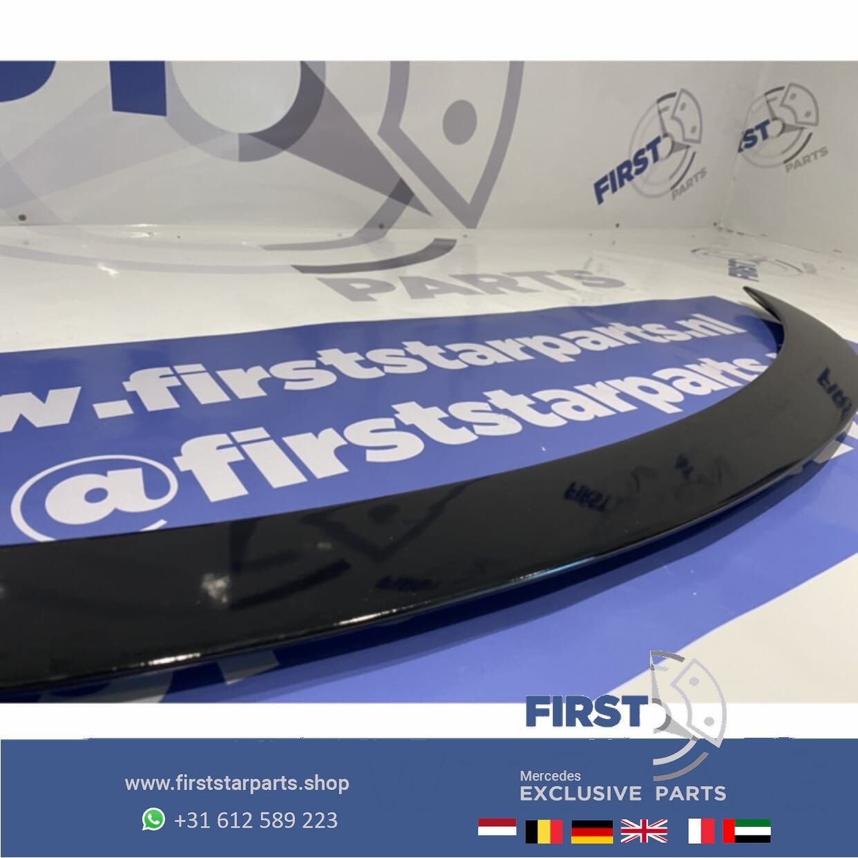 W117 C117 CLA AMG KOFFERKLEP SPOILER ZWART 2013-2018 VLEUGEL, Gebruikt, Ophalen of Verzenden, Achter, -