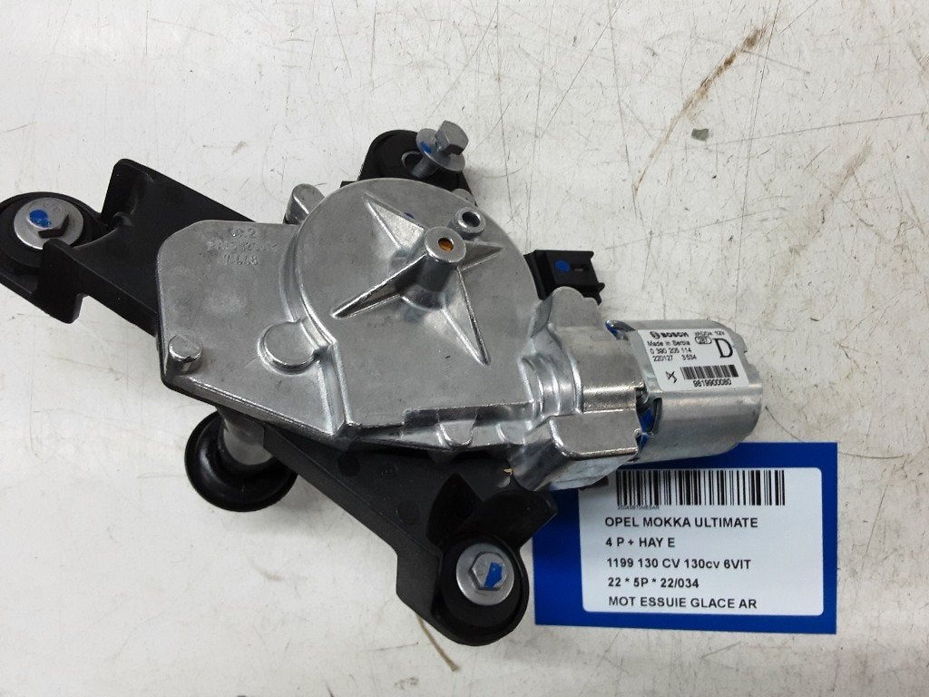 RUITENWISSERMOTOR ACHTER Opel Mokka (01-2020/-) (9819900080), Gebruikt, Opel