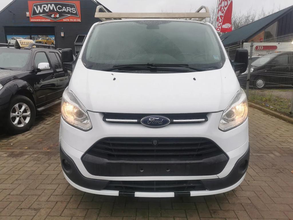 Ford Transit Custom (bj 2017), Auto's, Stof, Gebruikt, Zwart, 4 cilinders