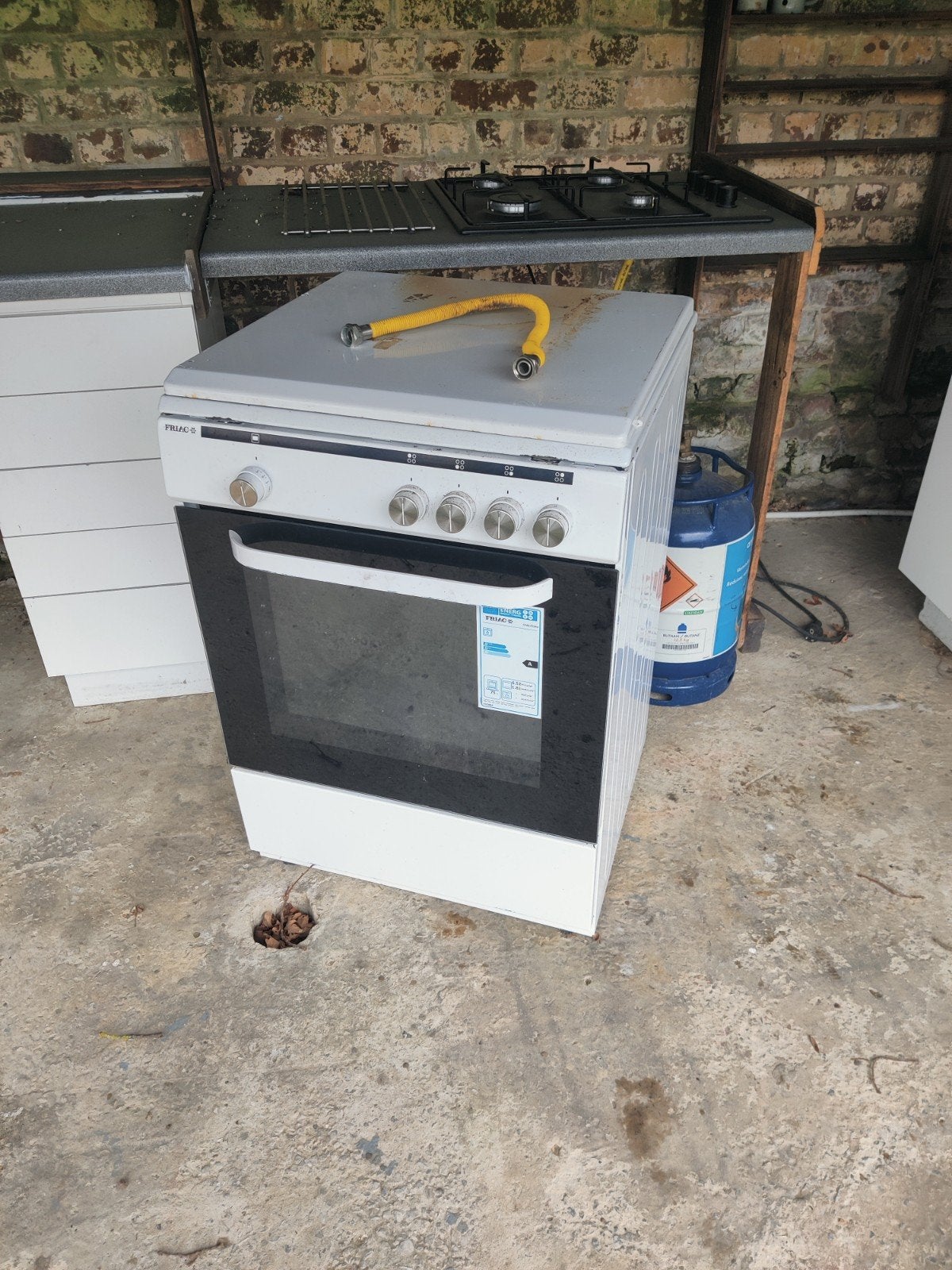 oven, Ophalen, Gebruikt, 4 kookzones, Gas