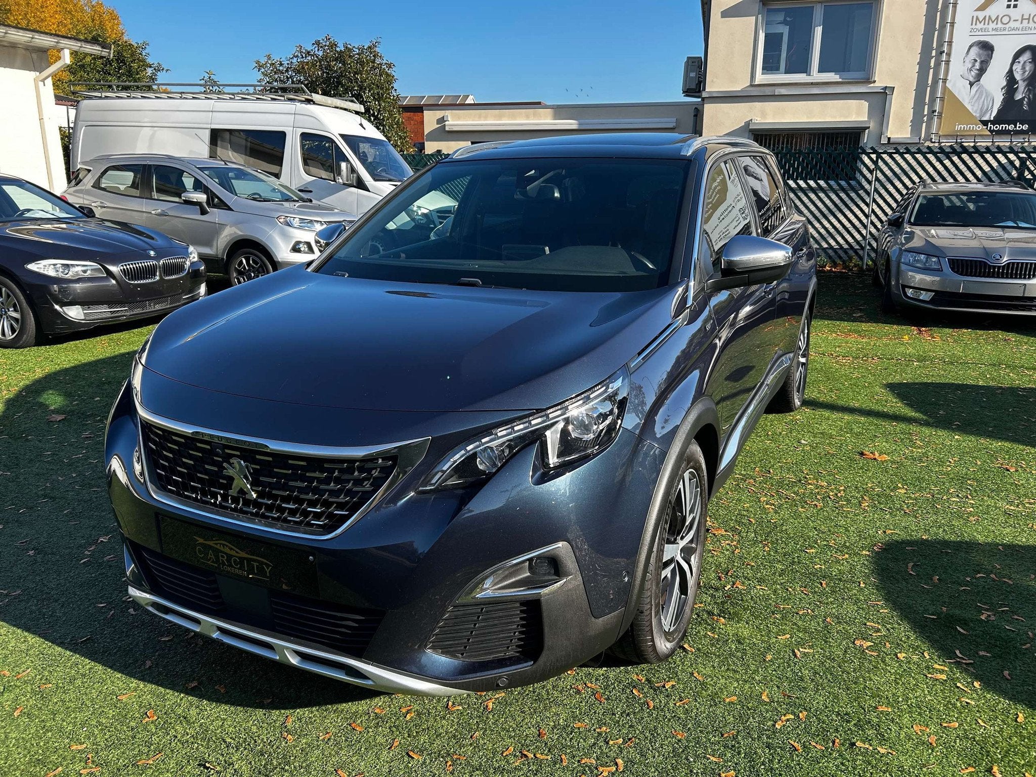 Peugeot 5008 2.0 BlueHDi GT- line  180 PK  7 PL  AUTOM, Autos, Cuir, Achat, Euro 6, Entreprise