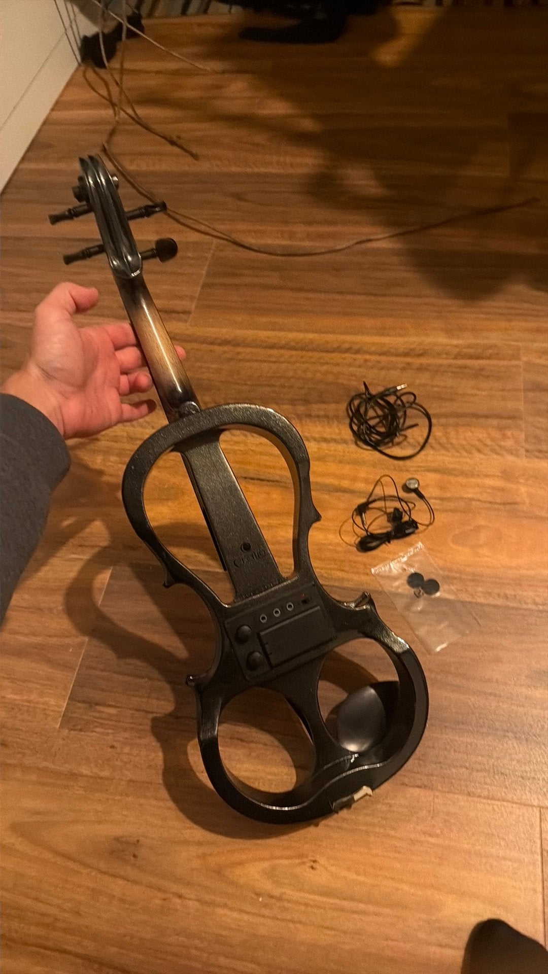 Cecilio 4/4 Electric Silent Violin, Muziek en Instrumenten, Ophalen, Zo goed als nieuw, Viool