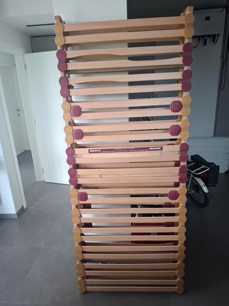 2x lattenbodem 80x200cm, Ophalen, Gebruikt, 80 cm, Bedbodem