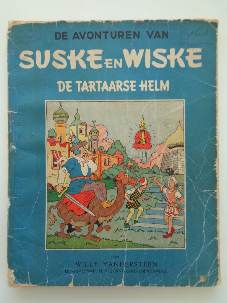 Suske en Wiske - De Tartaarse Helm (1e druk 1953), Enlèvement ou Envoi