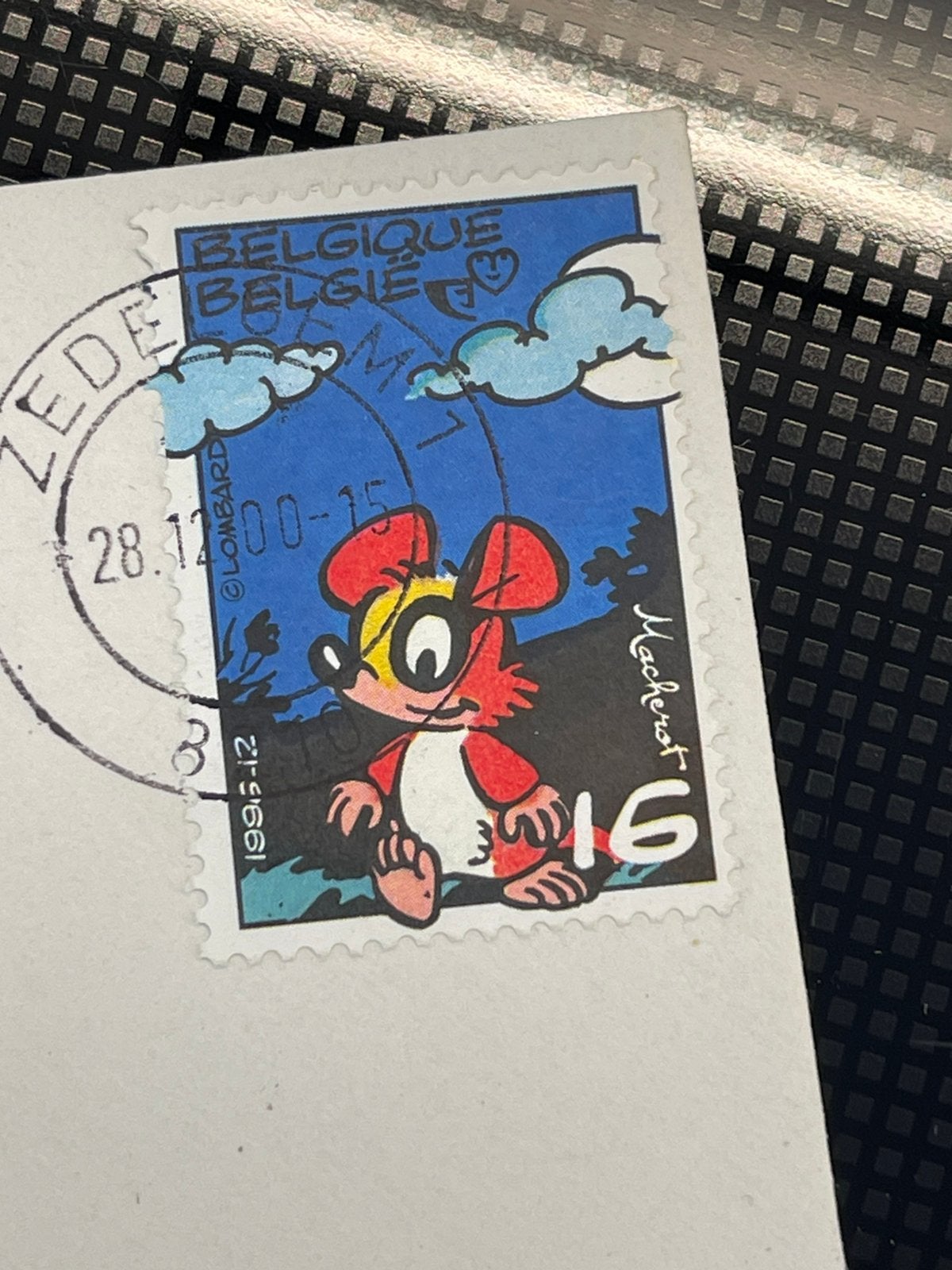 Kavel van 2 Belgische Verzamelpostzegels, Ophalen of Verzenden, Envelop