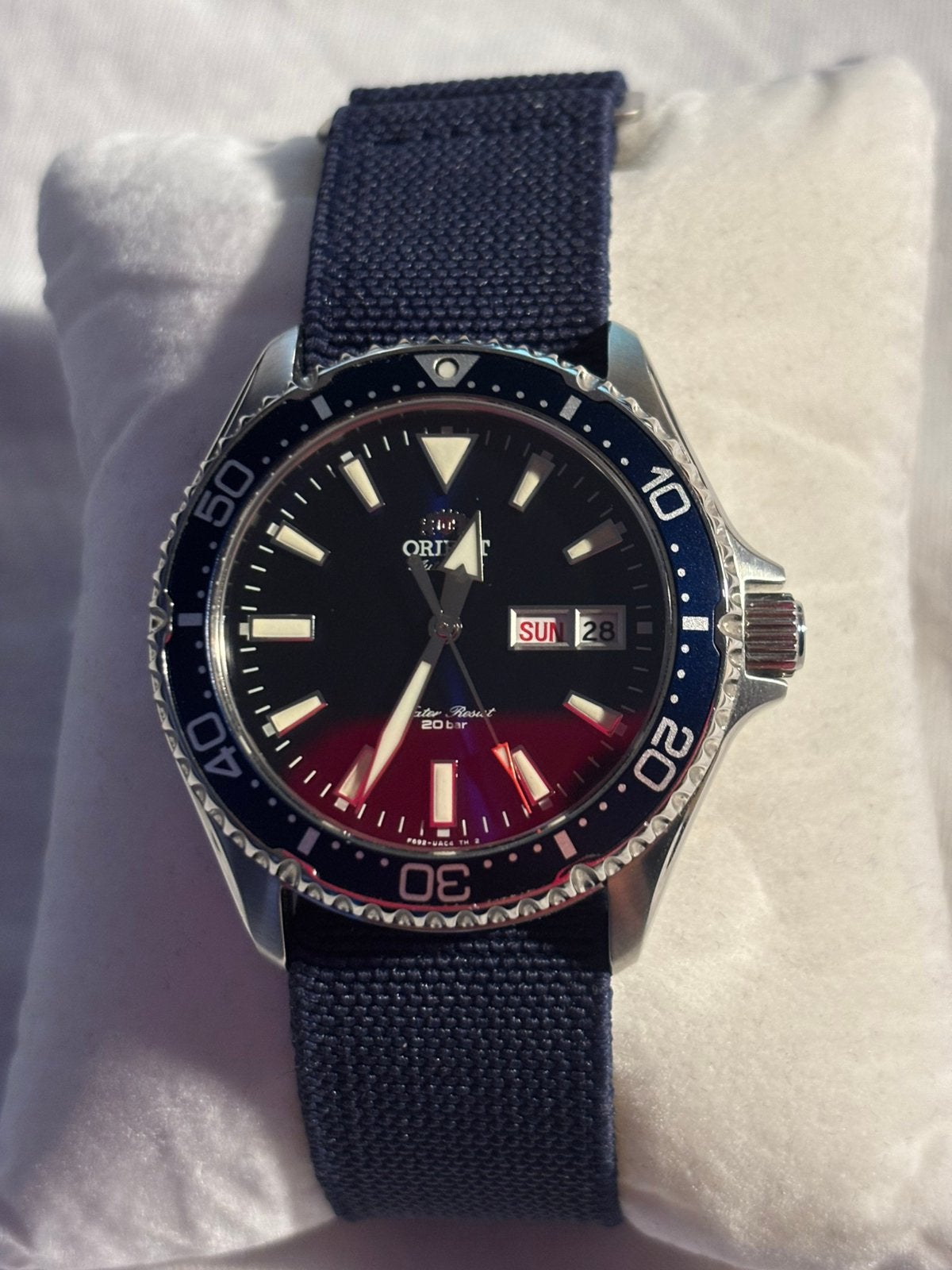 Orient Kamasu, Handtassen en Accessoires, Overige merken, Staal, Polshorloge, Nieuw
