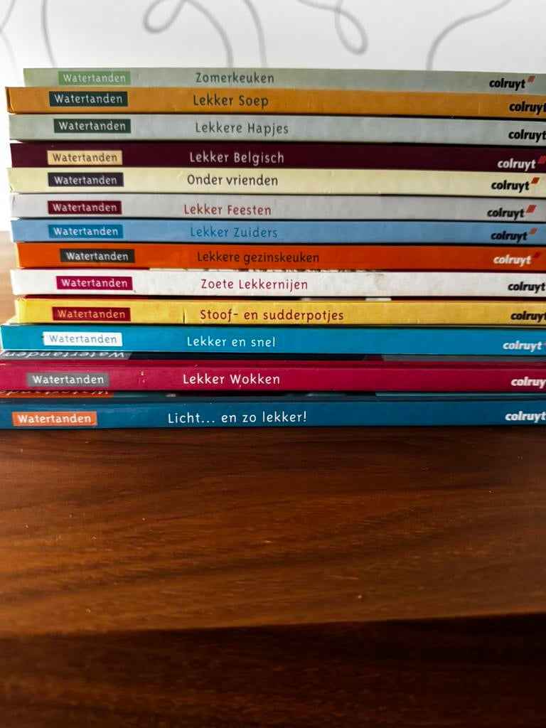 13 Kookboeken Colruyt watertanden, Ophalen, Gelezen