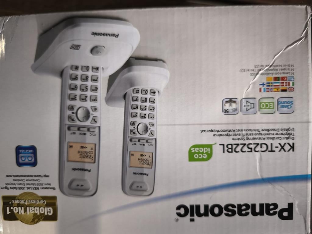 Panasonic kx-tg2522bl, Telecommunicatie, Vaste telefoons | Handsets en Draadloos, Ophalen