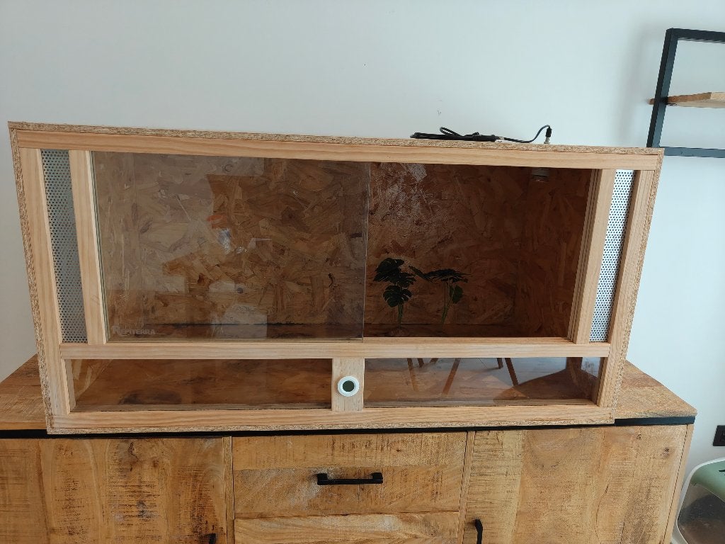 Terrarium 120 x 60 x 60, Animaux & Accessoires, Enlèvement, Comme neuf, Terrarium ou Paludarium