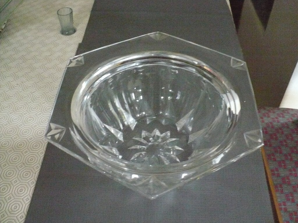 vase art deco  cristal val saint lambert, Antiquités & Art, Enlèvement ou Envoi