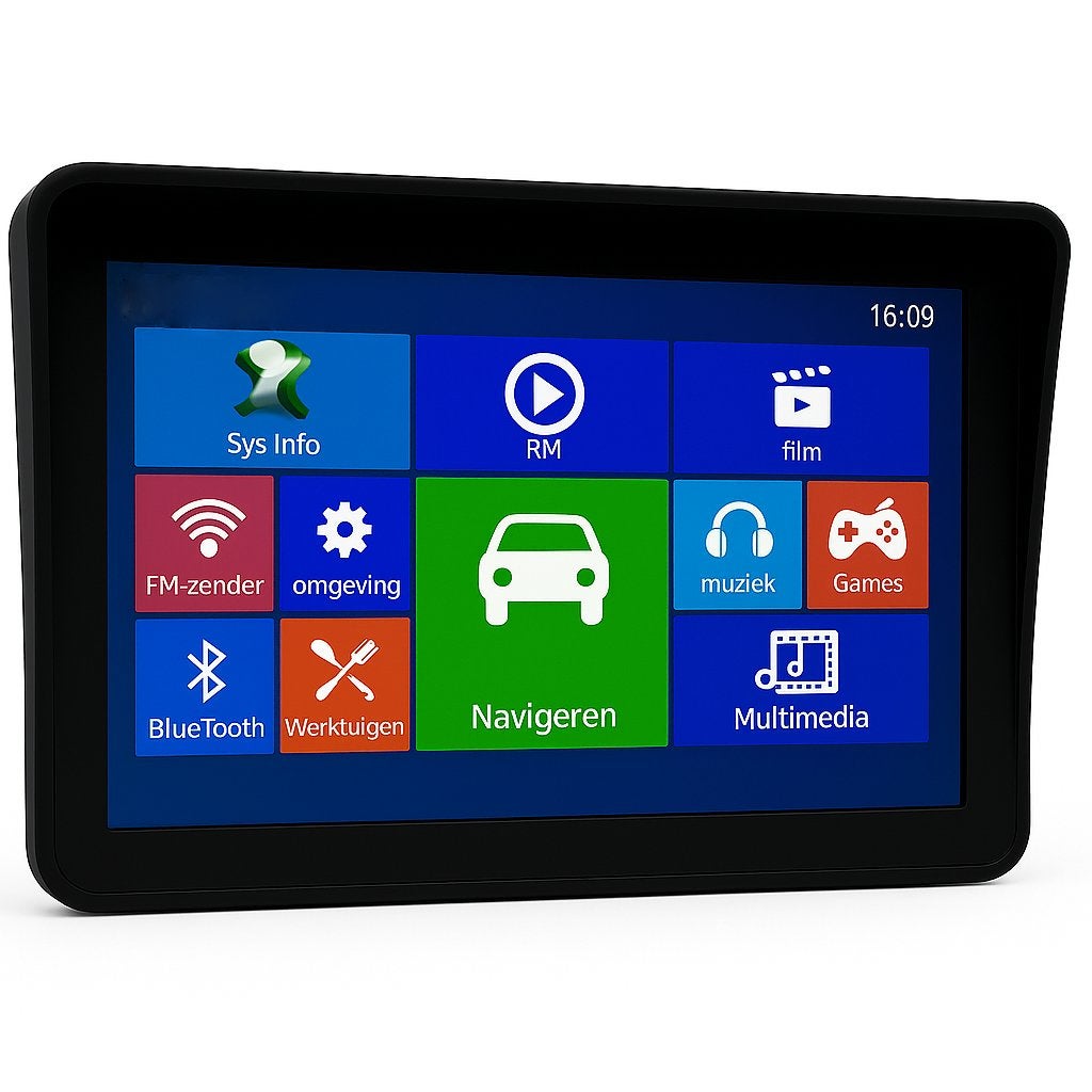 7 inch Caravan, Truck GPS Navigatiesysteem Europa.BLUETOOTH, Info@drktech.be, Oosterwennel 35 Genk, Nieuw, Ophalen of Verzenden