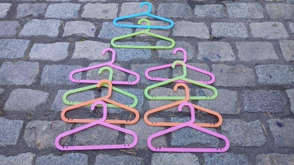 10 st.kinder kapstokken,kleur,kunststof, 33cm,perfecte staat, Ophalen, Zo goed als nieuw, Kunststof