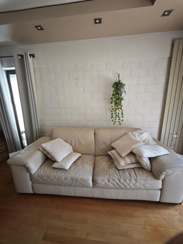 Natuzzi zetel (gratis komen op te halen), Huis en Inrichting, Zetels | Zetels, Ophalen, Gebruikt, Hoekbank, Driepersoons