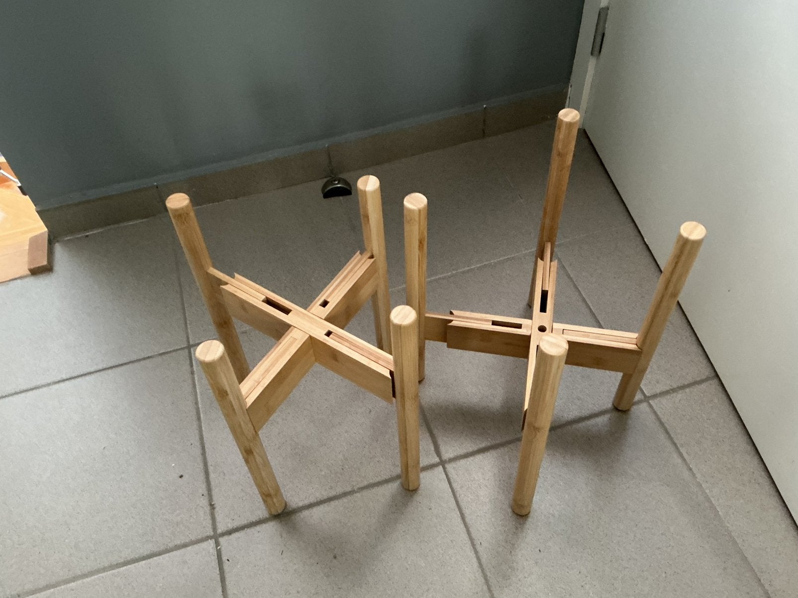 Plantstandjes, Enlèvement, Comme neuf, Bois