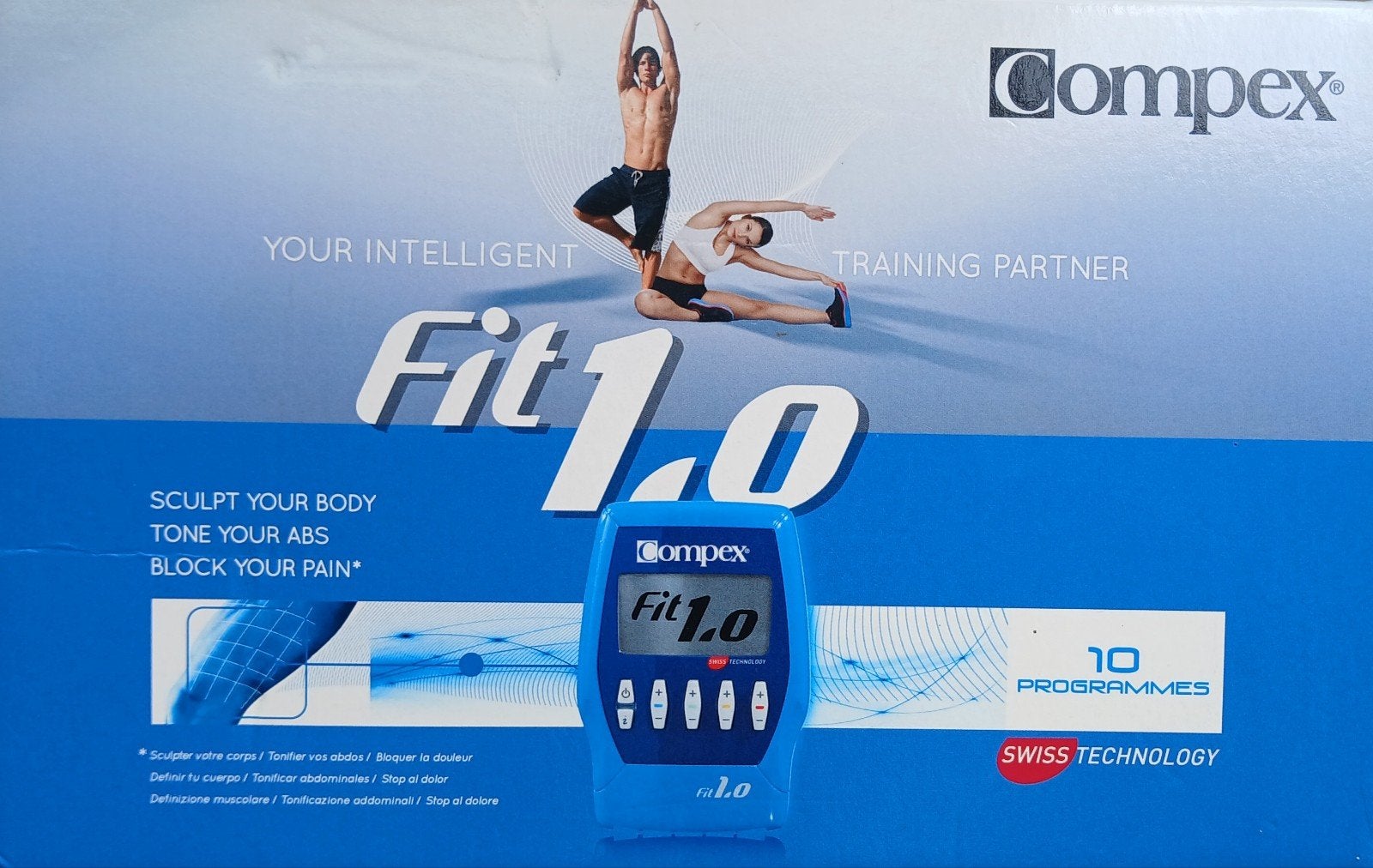 Compex Fit 1.0 Electrosimulateur, Ophalen of Verzenden, Gebruikt, Benen