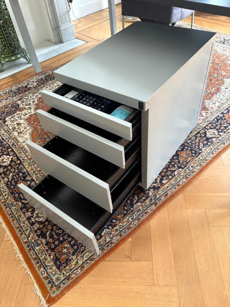 bureautafel+ladeblok, Ophalen, 100 cm, Overige merken, Overige materialen