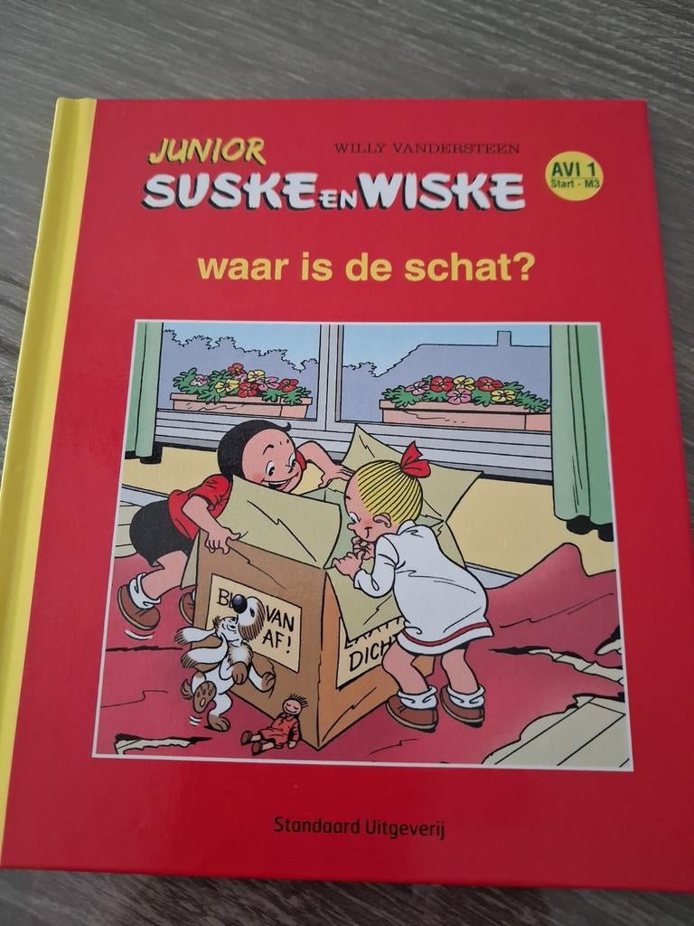 Boek Suske en Wiske Junior: Waar is de schat?, Avi 1, Enlèvement ou Envoi, Utilisé